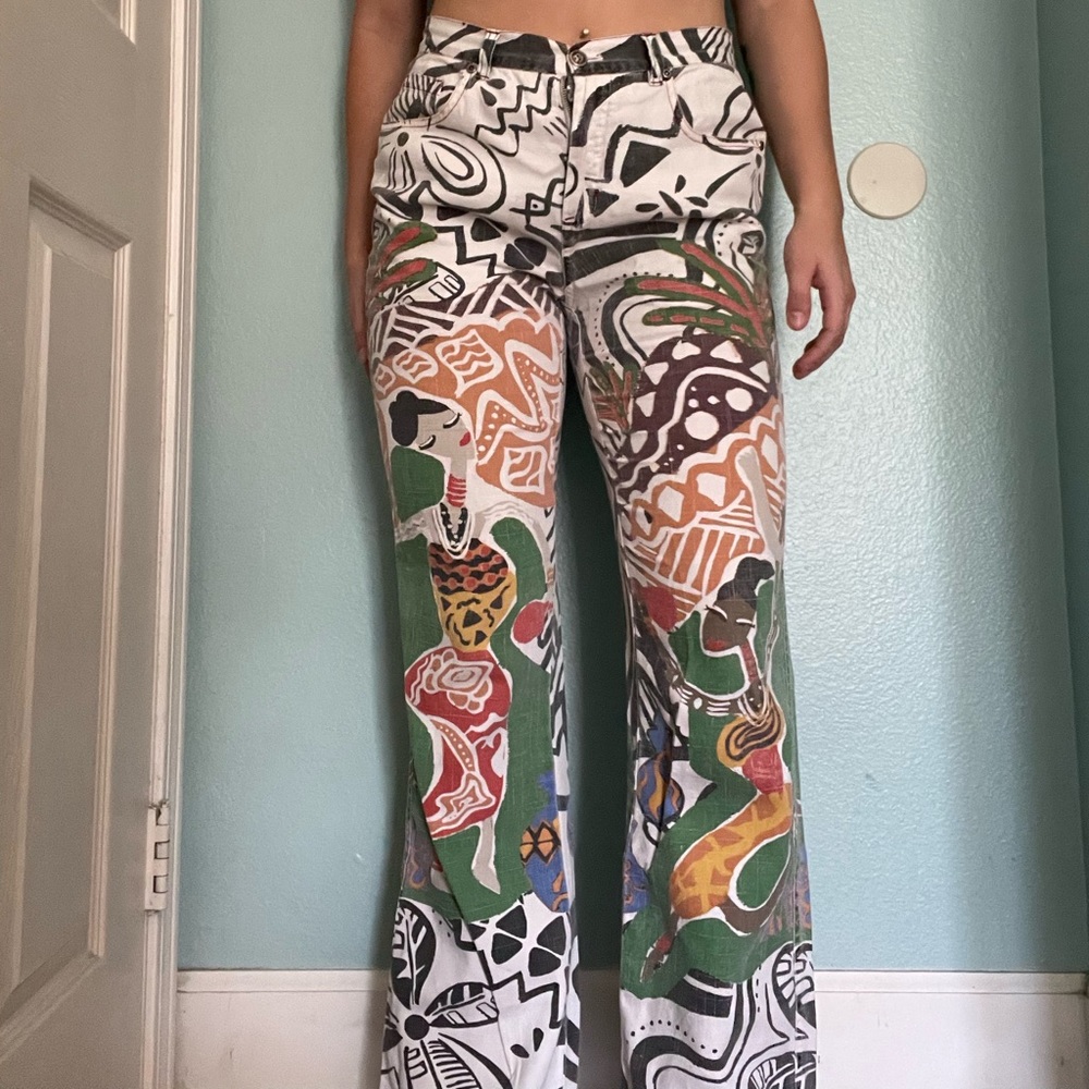 Abstract Pants